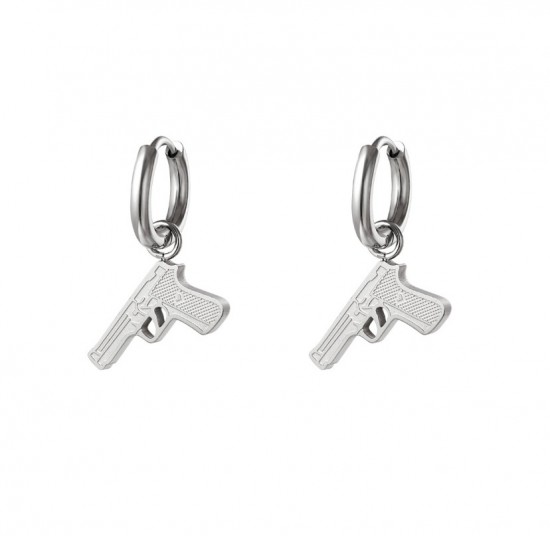 Dress to kill earrings silver