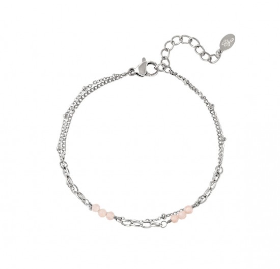 Double bracelet silver
