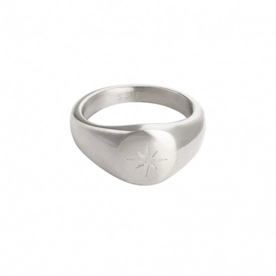 Star ring silver