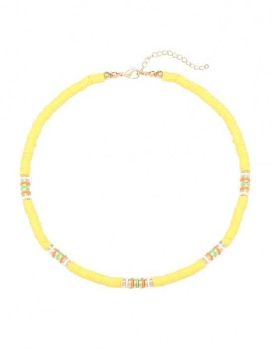 Surf necklace yellow