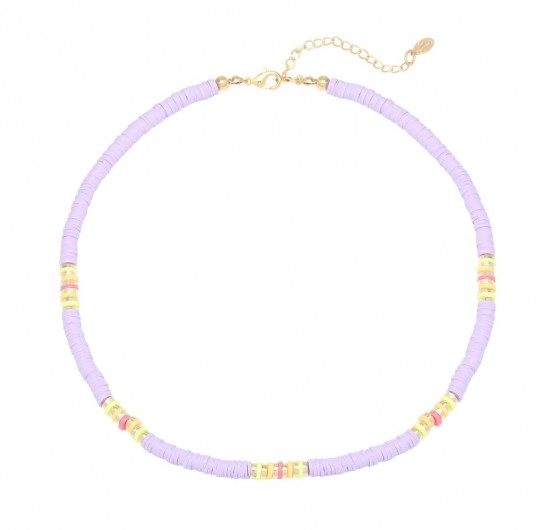 Surf necklace purple