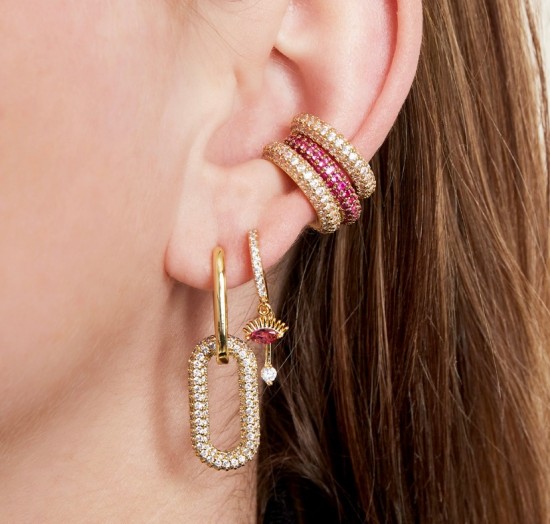Earcuff diamond gold