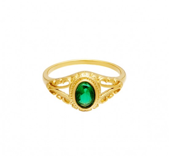 Statement ring gold