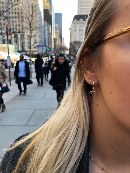 Earrings lucky Leopard gold