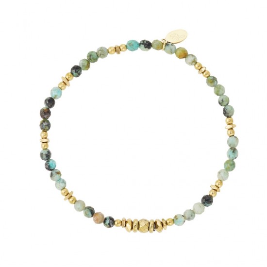 Beads bracelet green