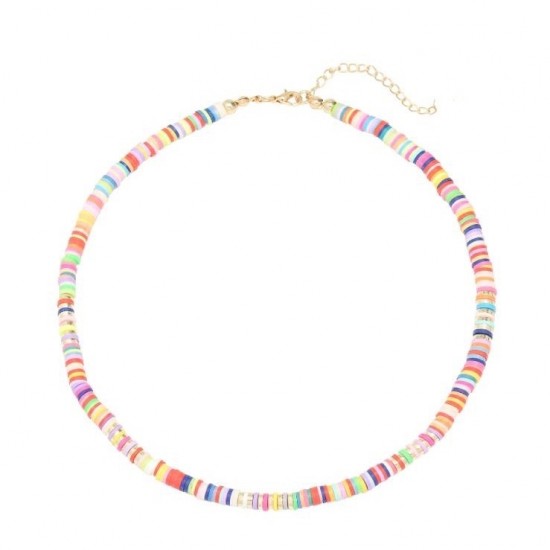 Surf necklace rainbow