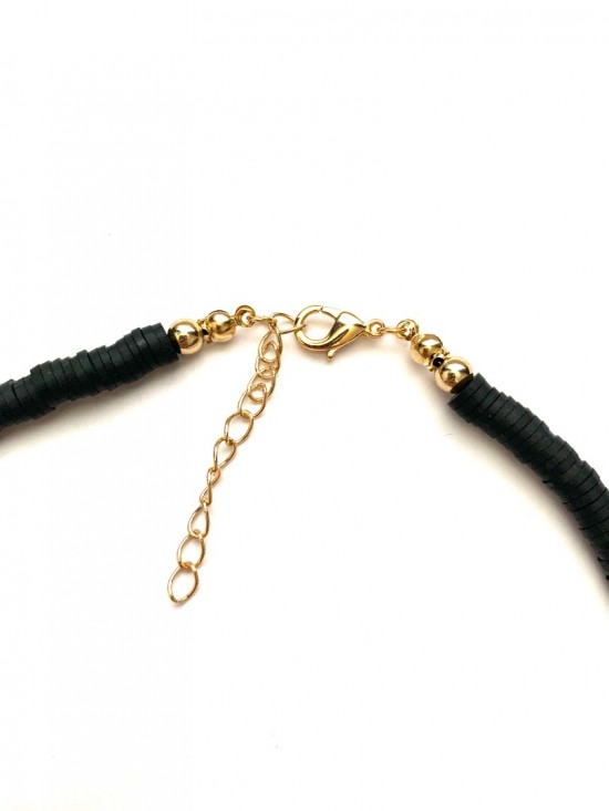 Surf necklace black