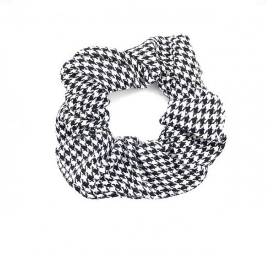 Scrunchie pied de poule