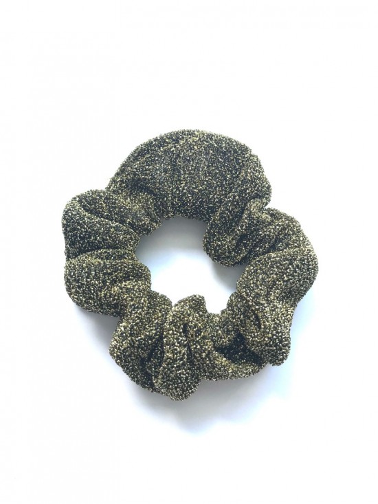 Scrunchie glitter gold