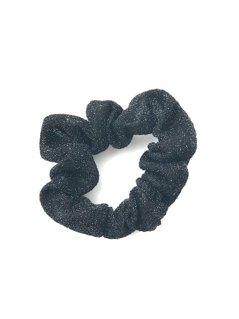 Scrunchie glitter black