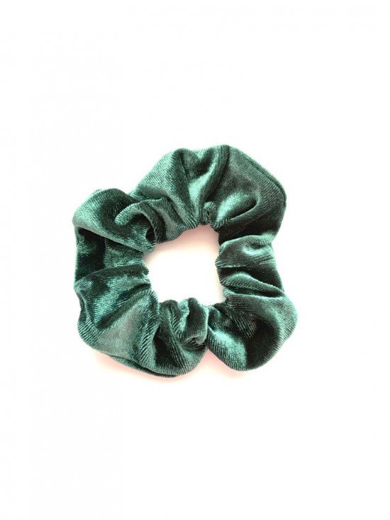 Scrunchie velvet sea green