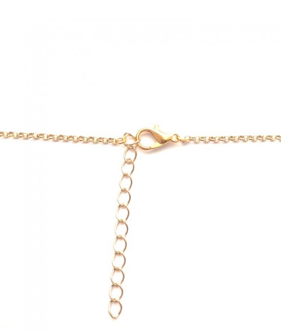 Statement necklace coin gold