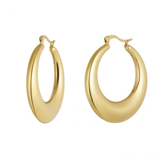 Sky earrings gold