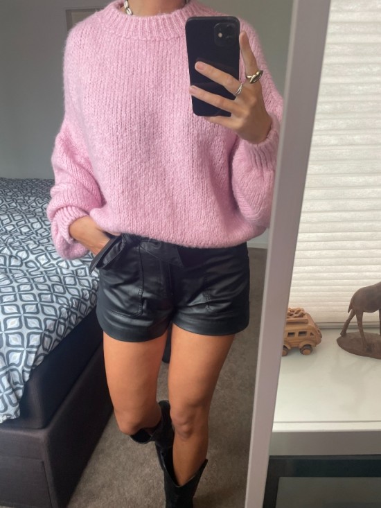 Oversized sweater pink