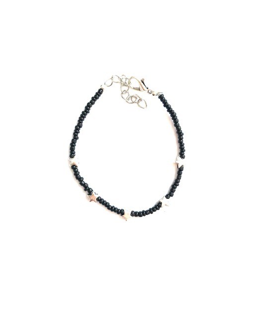 Star bracelet black