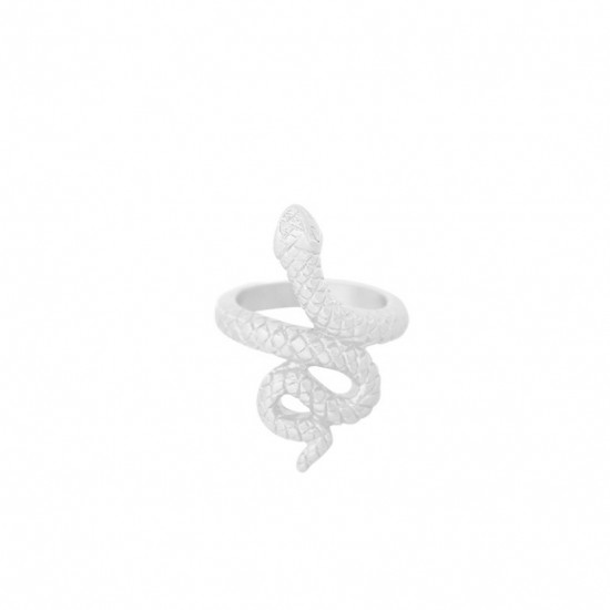 Snake ring silver