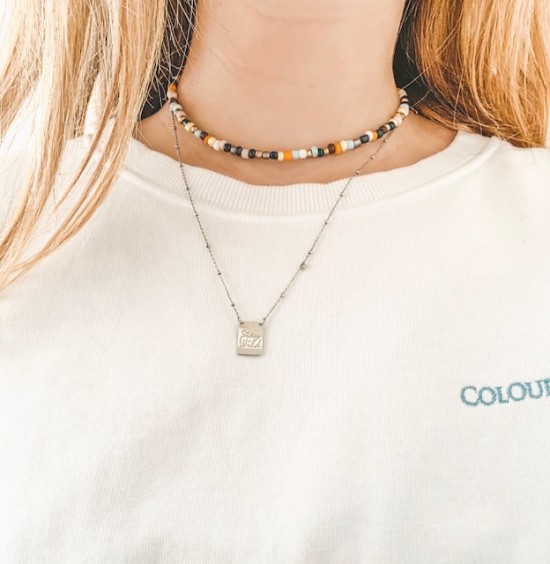 Rainbow choker