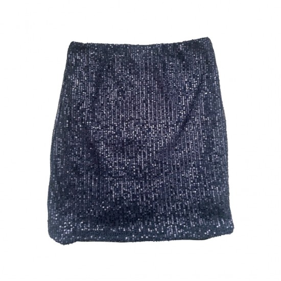 Glitter skirt blue